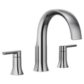 MOEN TS983 Doux Two-Handle Non-Diverter Roman Tub Faucet - Chrome