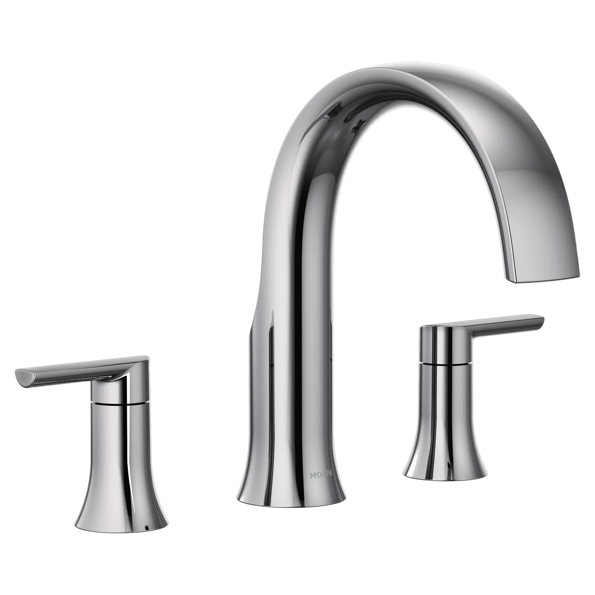 MOEN TS983 Doux Two-Handle Non-Diverter Roman Tub Faucet - Chrome