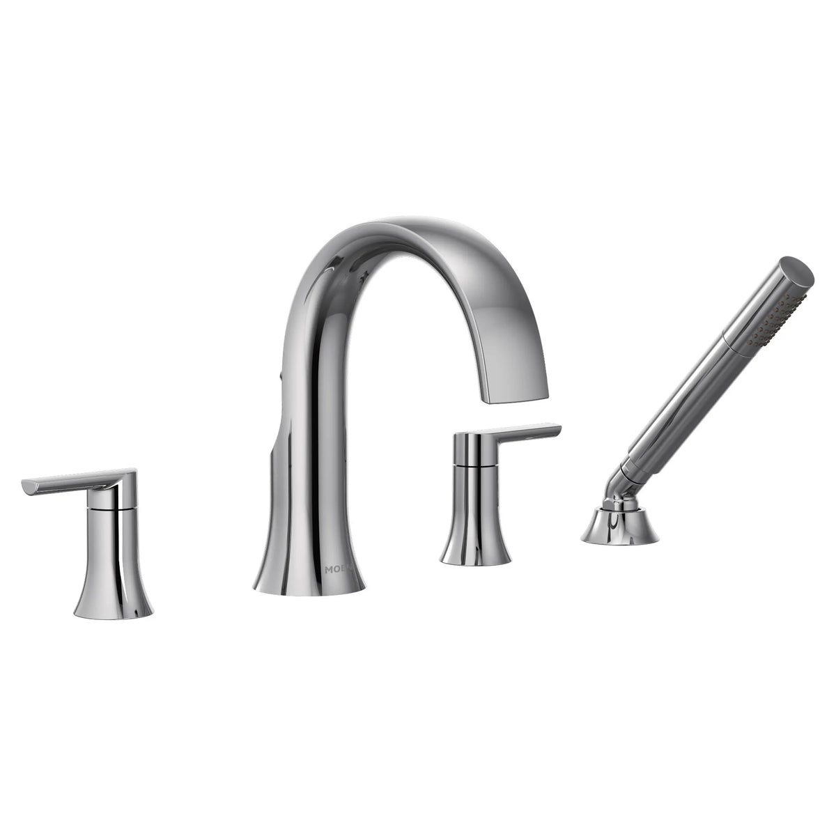 MOEN TS984 Doux Two-Handle Diverter Roman Tub Faucet - Chrome