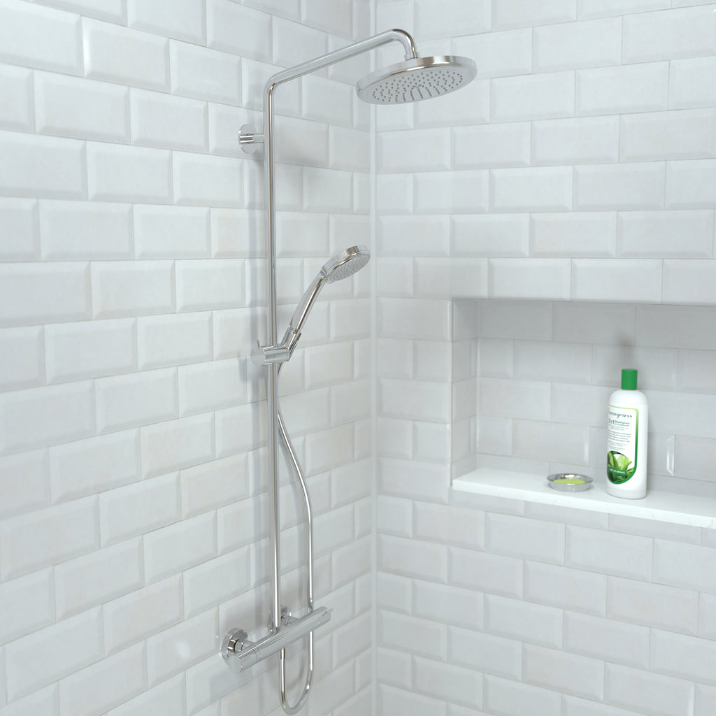 HANSGROHE 27185001 Croma Showerpipe 220 1-Jet, 2.5 GPM - Chrome