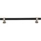 TOP KNOBS M2790 Bit 18" Center to Center Bar Pull - Flat Black and Pewter Antique