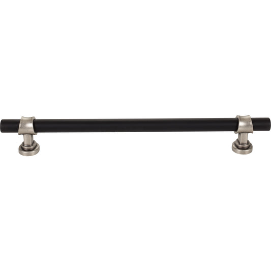 TOP KNOBS M2790 Bit 18" Center to Center Bar Pull - Flat Black and Pewter Antique