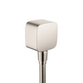 AXOR 36731821 ShowerSolutions Wall Outlet SoftCube with Check Valves - Brushed Nickel