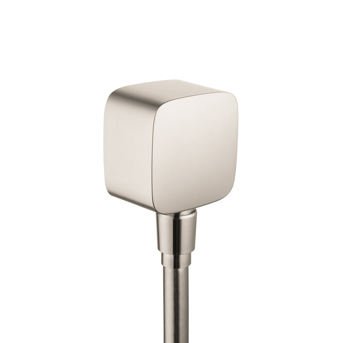 AXOR 36731821 ShowerSolutions Wall Outlet SoftCube with Check Valves - Brushed Nickel