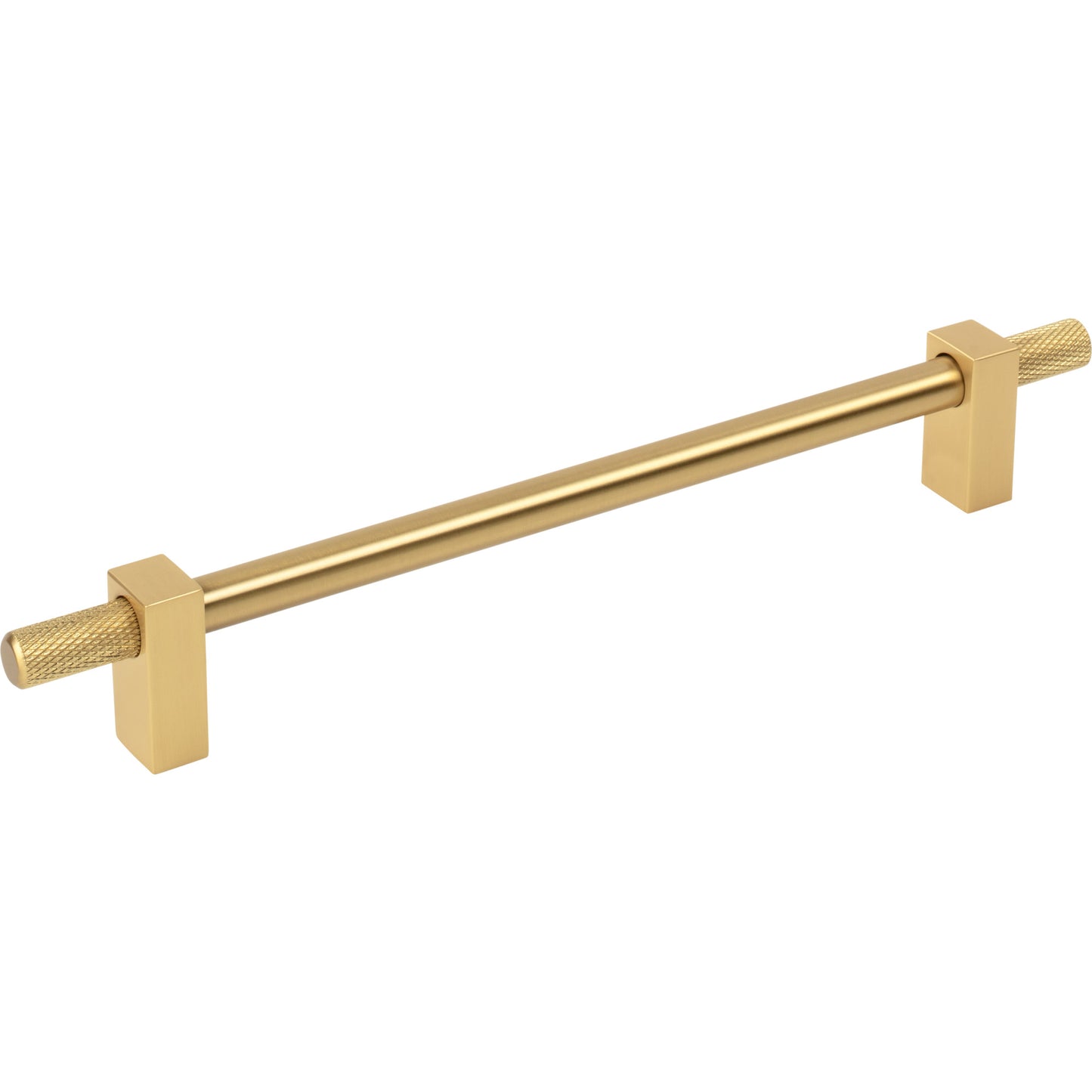 JEFFREY ALEXANDER 698-192BG Larkin Knurled Ends 192 mm Center-to-Center Bar Pull - Brushed Gold