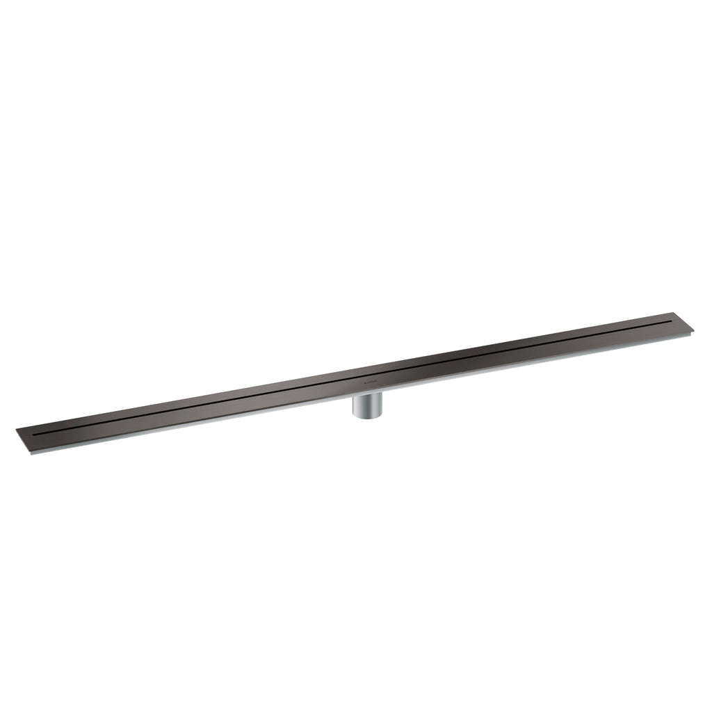 AXOR 42529341 Drains Wall Installation 47 1/4" - Brushed Black Chrome