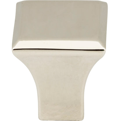 JEFFREY ALEXANDER 972S-NI Marlo 7/8" Length Square Knob - Polished Nickel