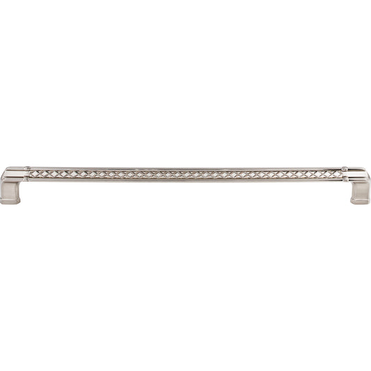 TOP KNOBS TK207BSN Tower Bridge 12" Center to Center Bar Pull - Brushed Satin Nickel