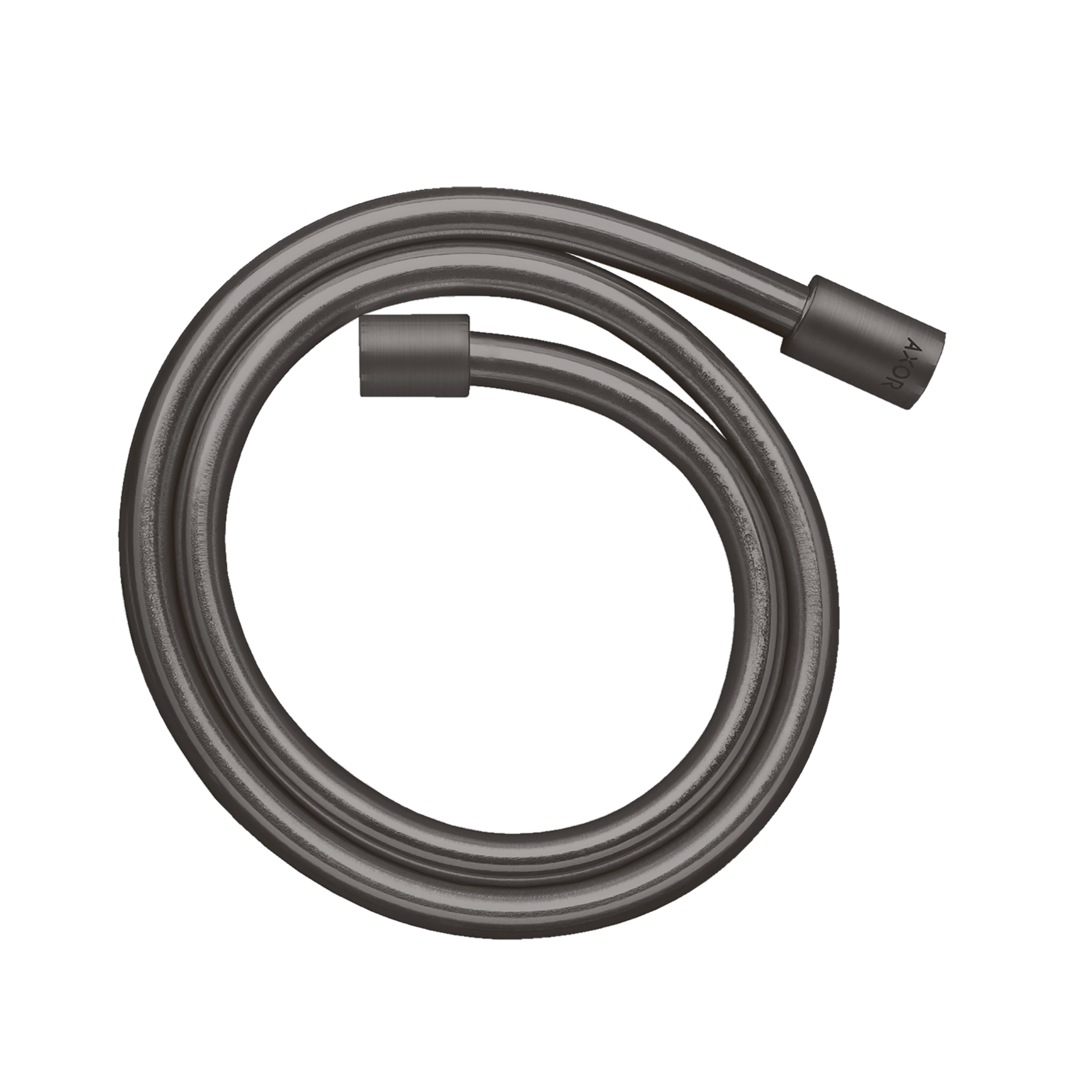 AXOR 28282340 ShowerSolutions Techniflex Hose with Cylindrical Nut, 49" - Brushed Black Chrome