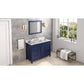 JEFFREY ALEXANDER VN2CAD-48-BL-NT 48" Hale Blue Cade Vanity - Hale Blue