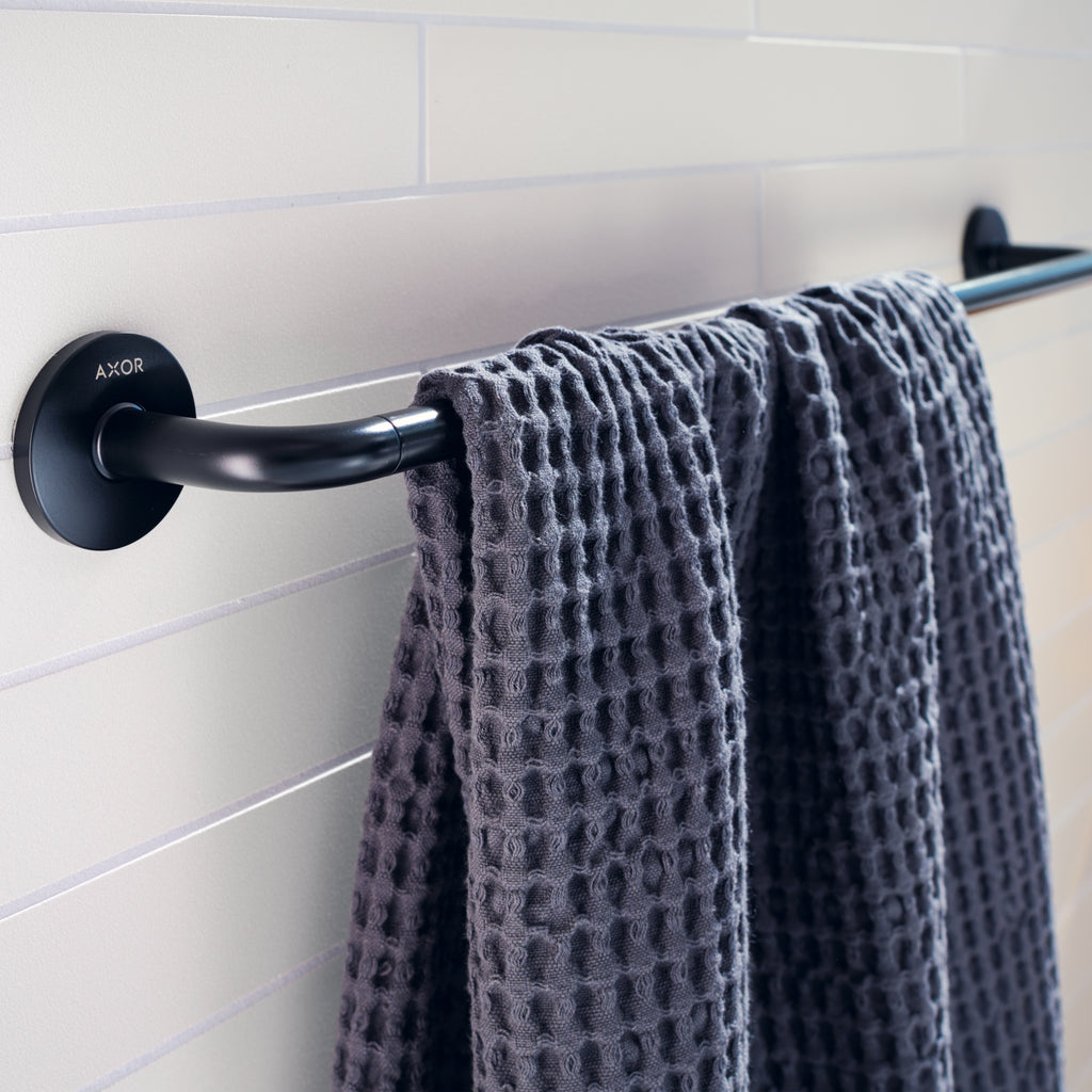 AXOR 42860670 Universal Circular Towel  Bar, 24" - Matte Black