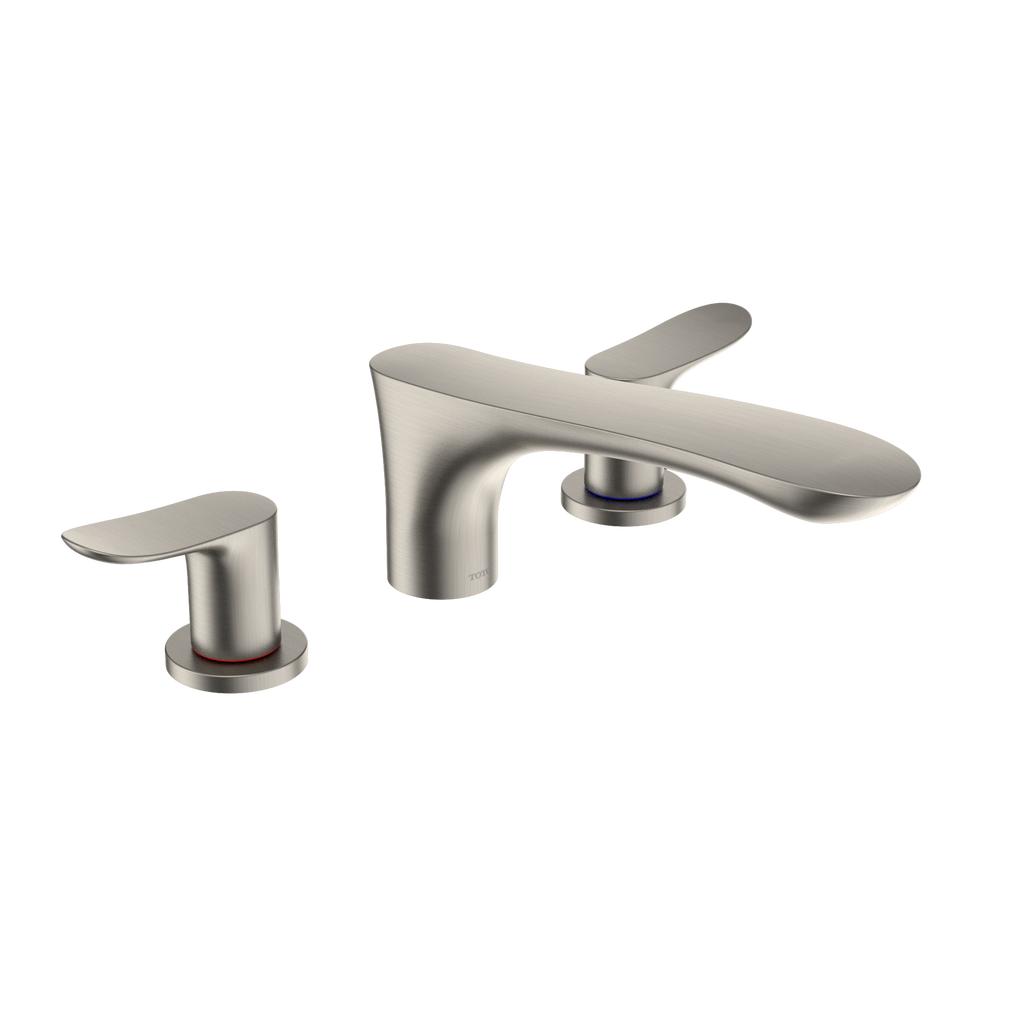 TOTO TBG01201U#BN Go Two-Handle Deck-Mount Roman Tub Filler Trim - Brushed Nickel