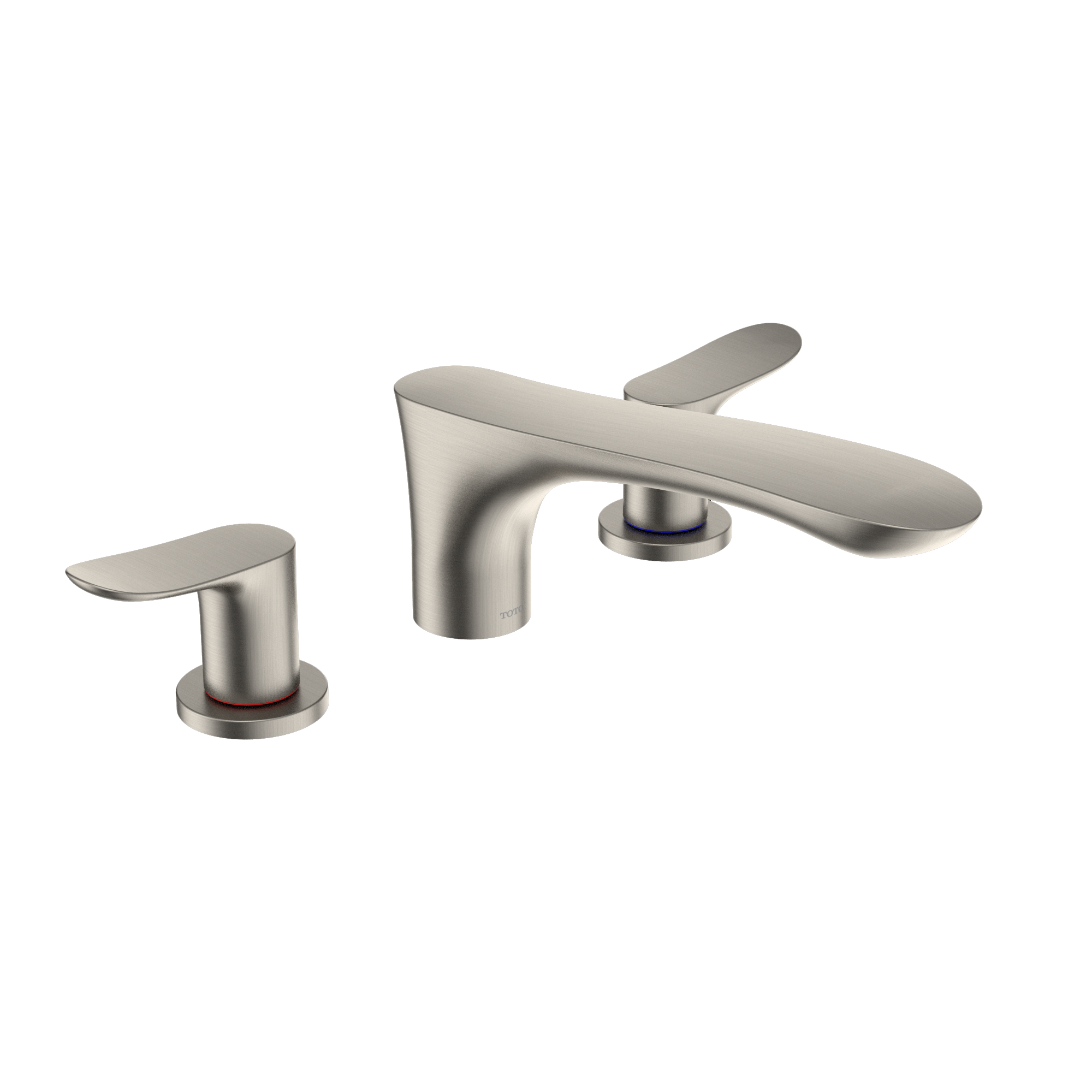 TOTO TBG01201U#BN Go Two-Handle Deck-Mount Roman Tub Filler Trim - Brushed Nickel