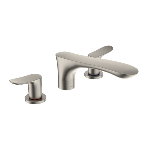 TOTO TBG01201U#BN Go Two-Handle Deck-Mount Roman Tub Filler Trim - Brushed Nickel
