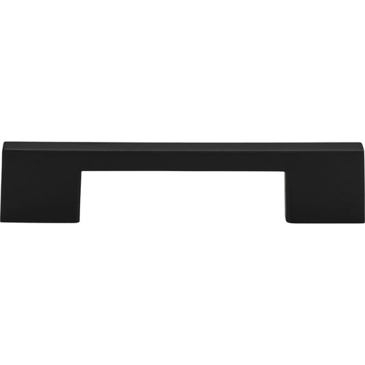 ATLAS A867-BL Thin Square 5 1/16" Center to Center Bar Pull - Matte Black