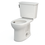 TOTO CST785CEFG#11 Drake Transitional Two-Piece Round 1.28 Gpf Universal Height Tornado Flush Toilet With Cefiontect - Colonial White