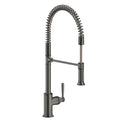 AXOR 16582341 Montreux Semi-Pro Kitchen Faucet 2-Spray, 1.75 GPM - Brushed Black Chrome