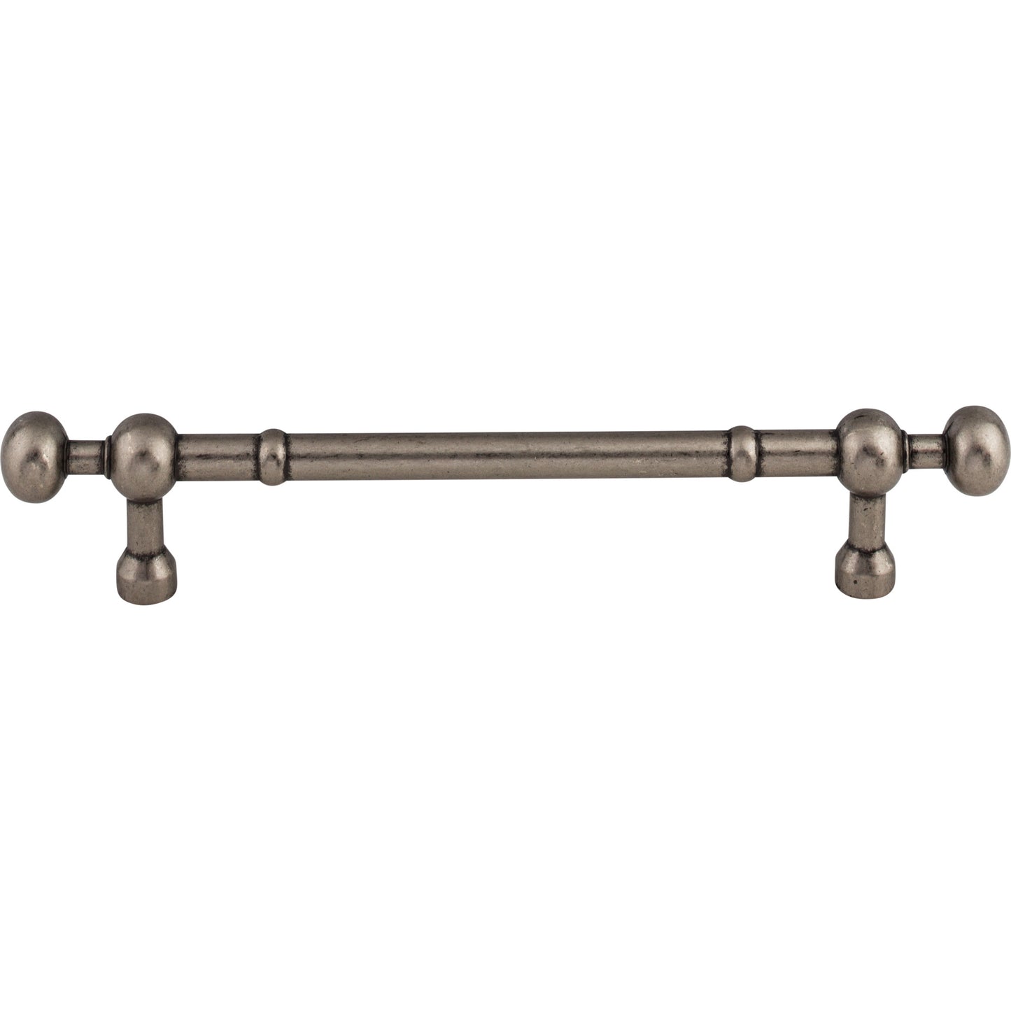 TOP KNOBS M834-7 Somerset Weston 7" Center to Center Bar Pull - Pewter Antique