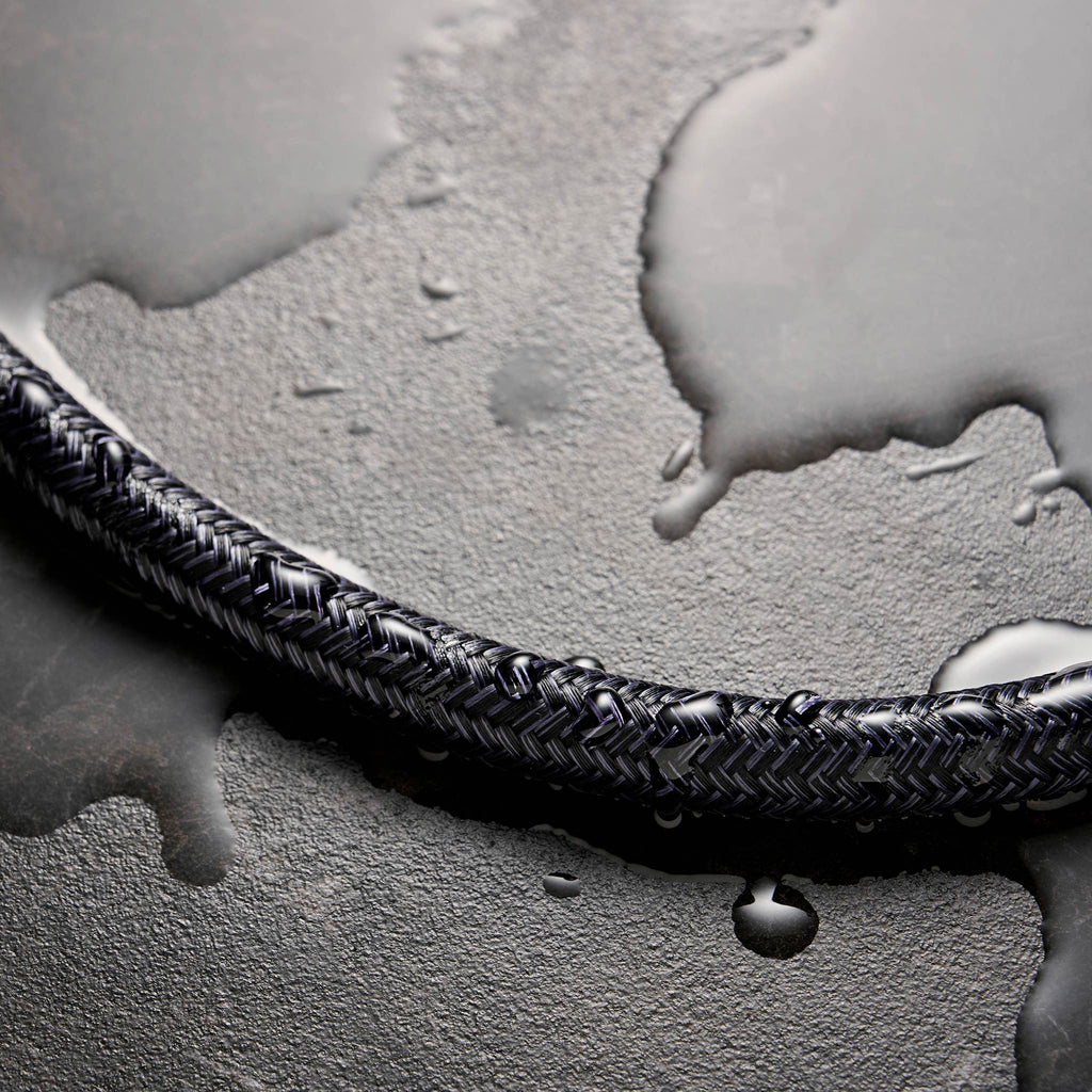 HANSGROHE 28230340 DesignFlex Textile Handshower Hose, 80" - Brushed Black Chrome