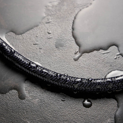 HANSGROHE 28230340 DesignFlex Textile Handshower Hose, 80" - Brushed Black Chrome