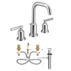 MOEN TV6142 Gibson Two-Handle Widespread Bathroom Sink Faucet - Chrome