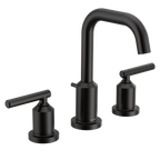 MOEN TV6142BL Gibson Two-Handle Widespread Bathroom Sink Faucet - Matte Black