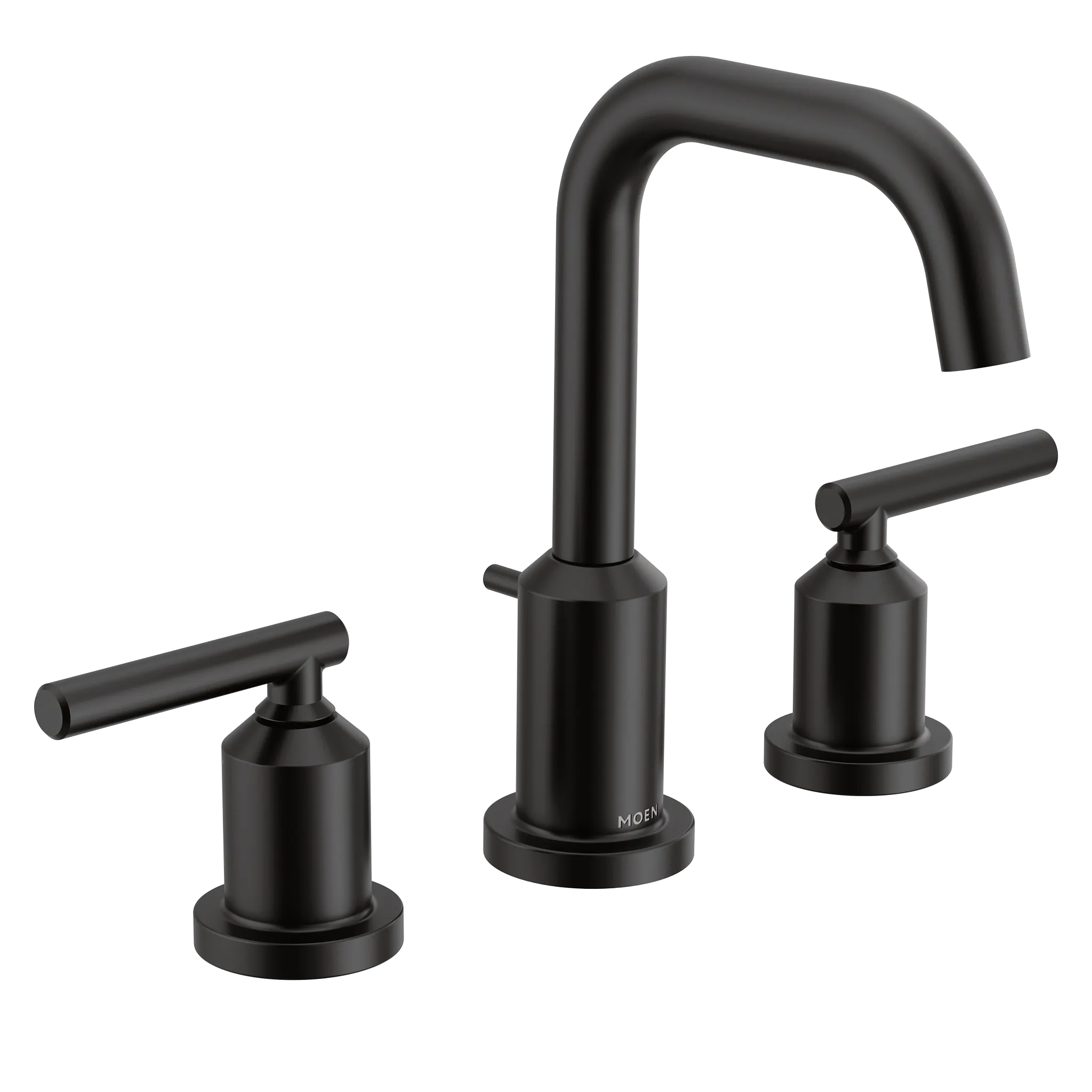 MOEN TV6142BL Gibson Two-Handle Widespread Bathroom Sink Faucet - Matte Black