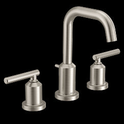 MOEN TV6142BN Gibson Brushed nickel two-handle bathroom faucet, Brushed Nickel