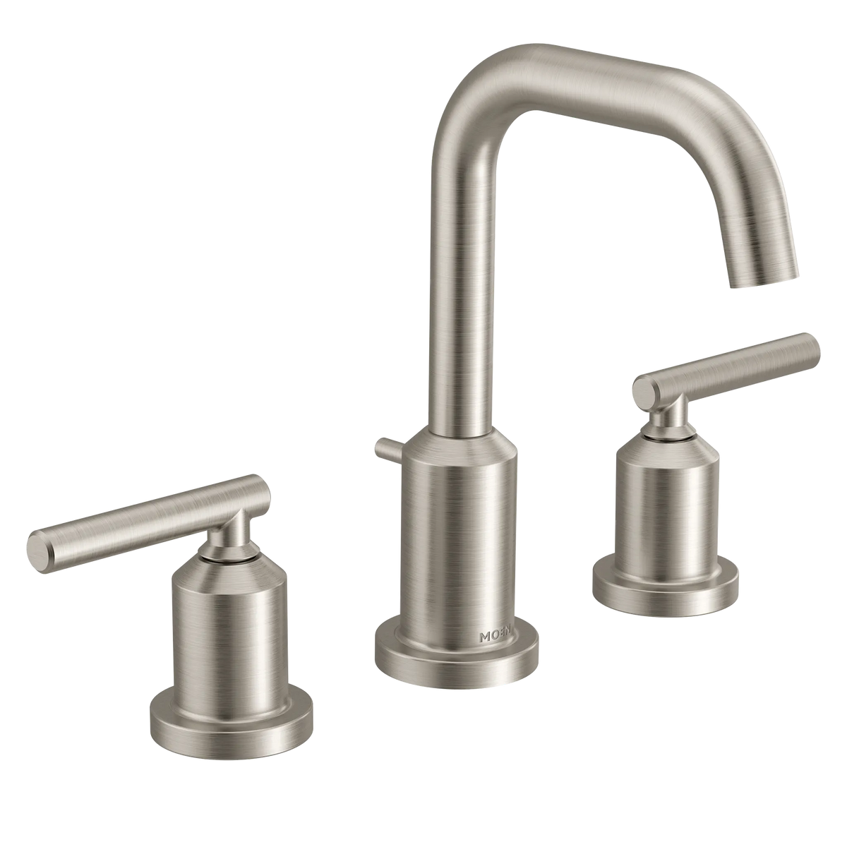 MOEN TV6142BN Gibson Two-Handle Widespread Bathroom Sink Faucet - Brushed Nickel