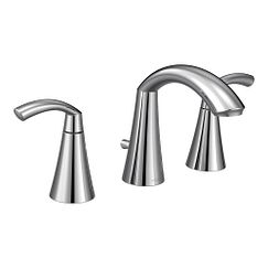 MOEN TV6173 Glyde Chrome two-handle bathroom faucet, Chrome