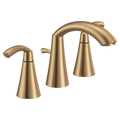 MOEN TV6173BZG Glyde Two-Handle Widespread Bathroom Sink Faucet - Bronzed Gold