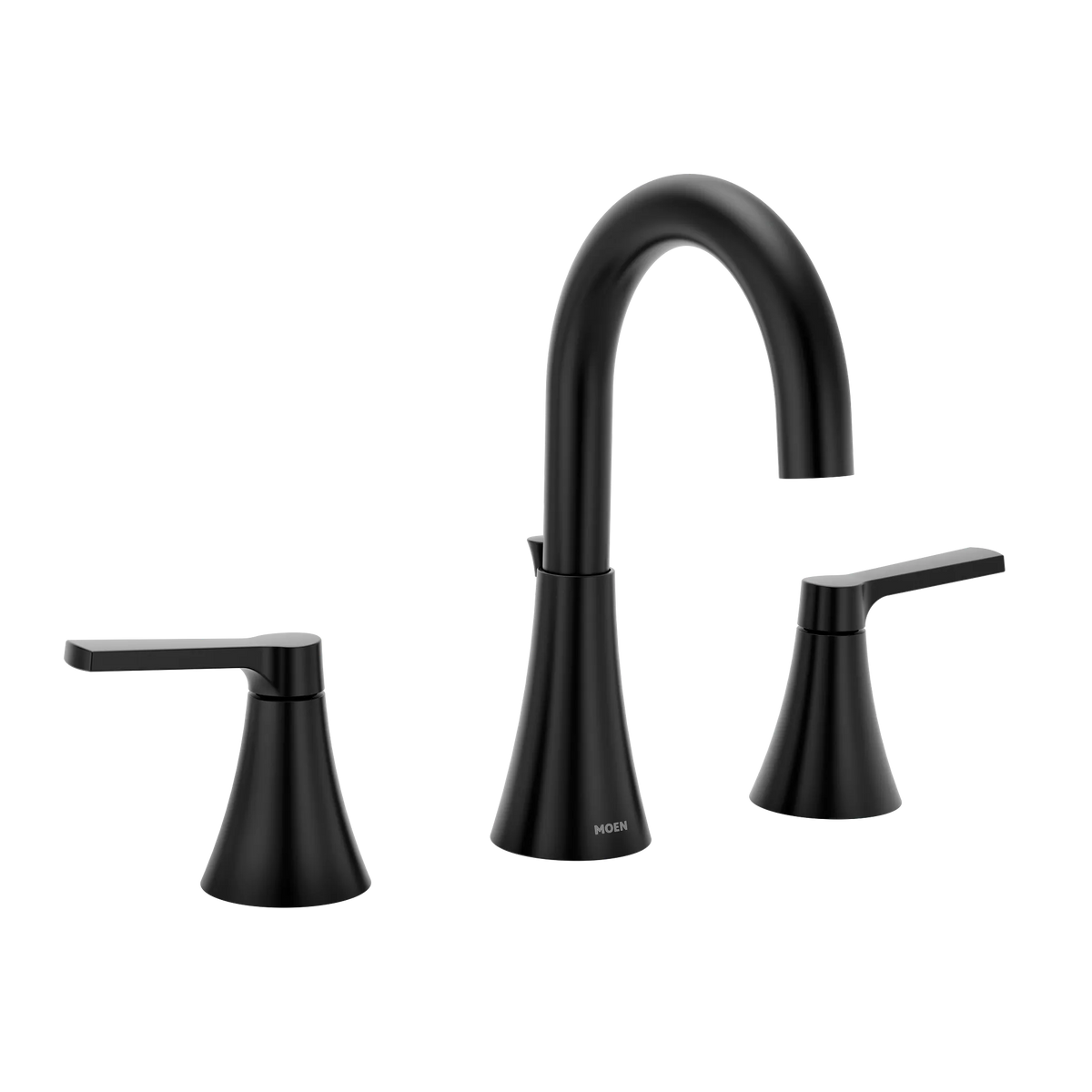 MOEN TV64433BL Jase Two-Handle Widespread Bathroom Sink Faucet - Matte Black