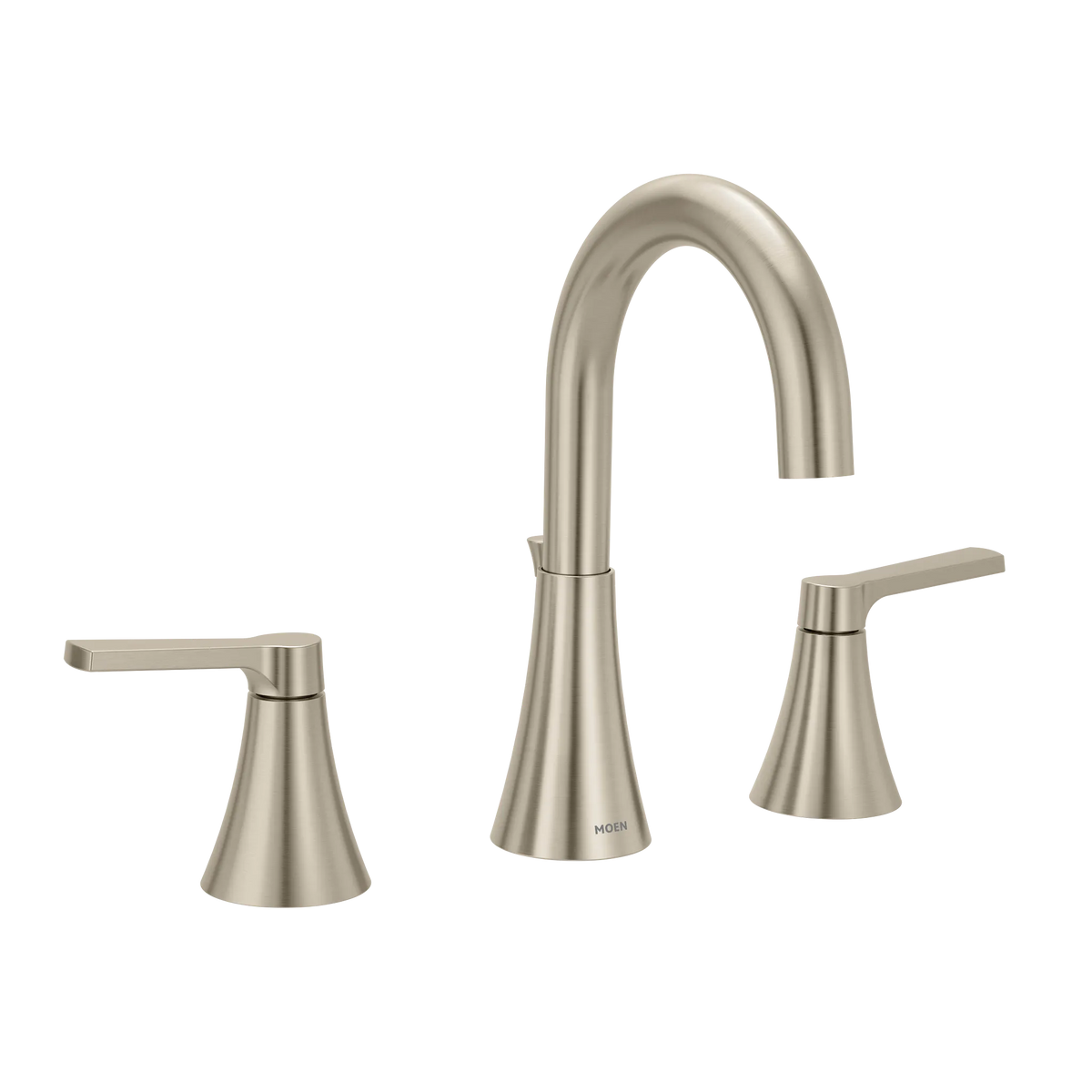 MOEN TV64433BN Jase Two-Handle Widespread Bathroom Sink Faucet - Brushed Nickel