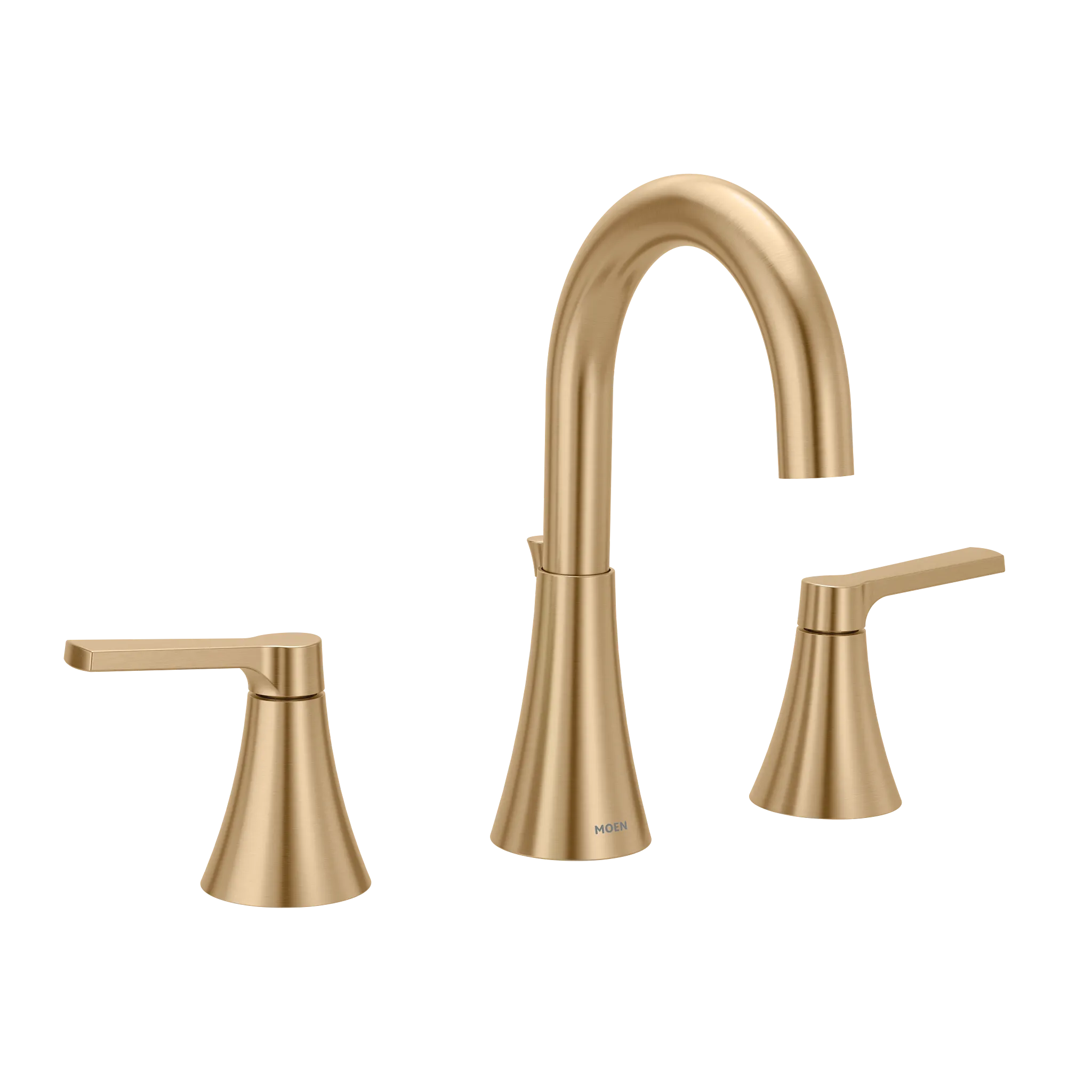 MOEN TV64433BZG Jase Two-Handle Widespread Bathroom Sink Faucet - Bronzed Gold