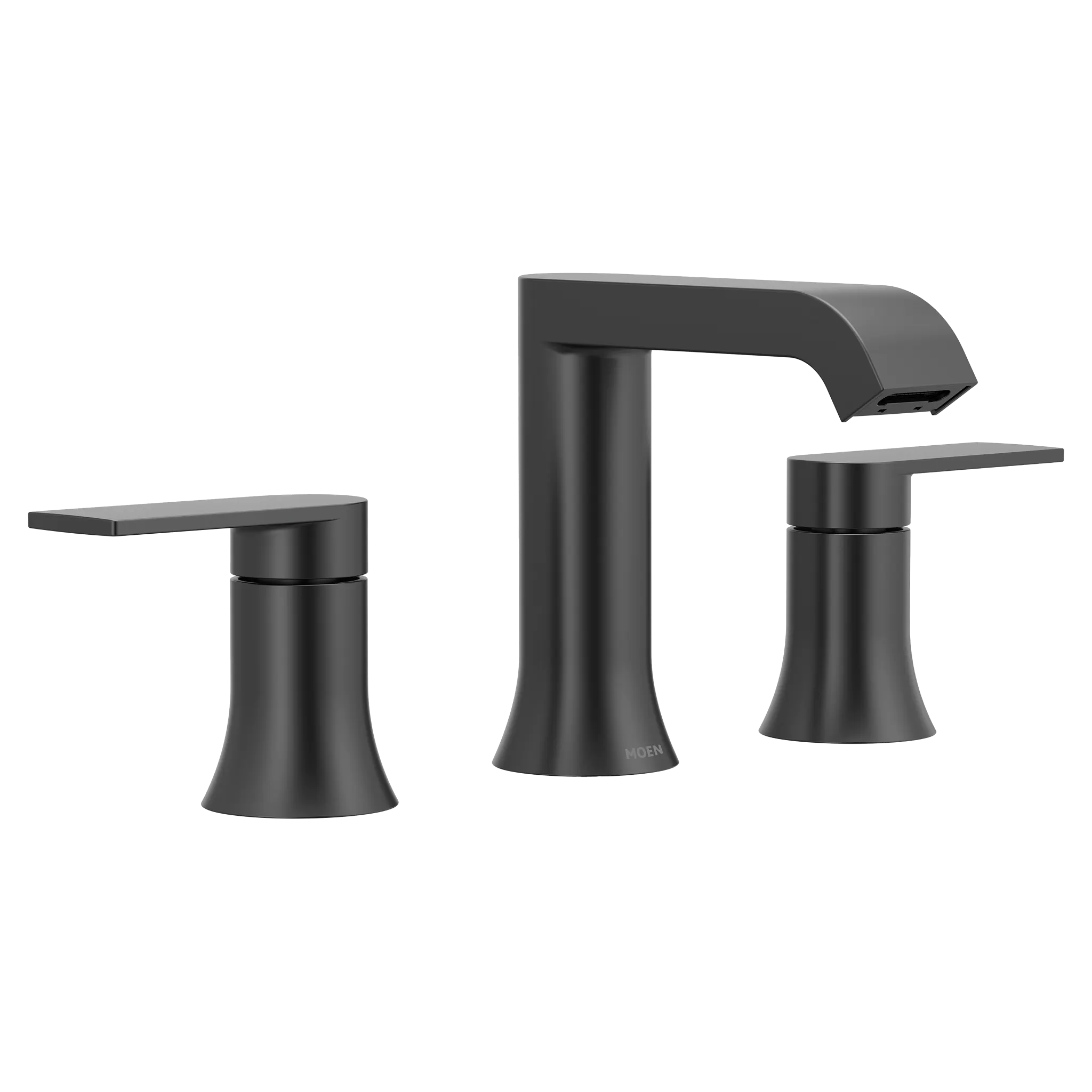 MOEN TV6708BL Genta Lx Two-Handle Widespread Bathroom Sink Faucet - Matte Black