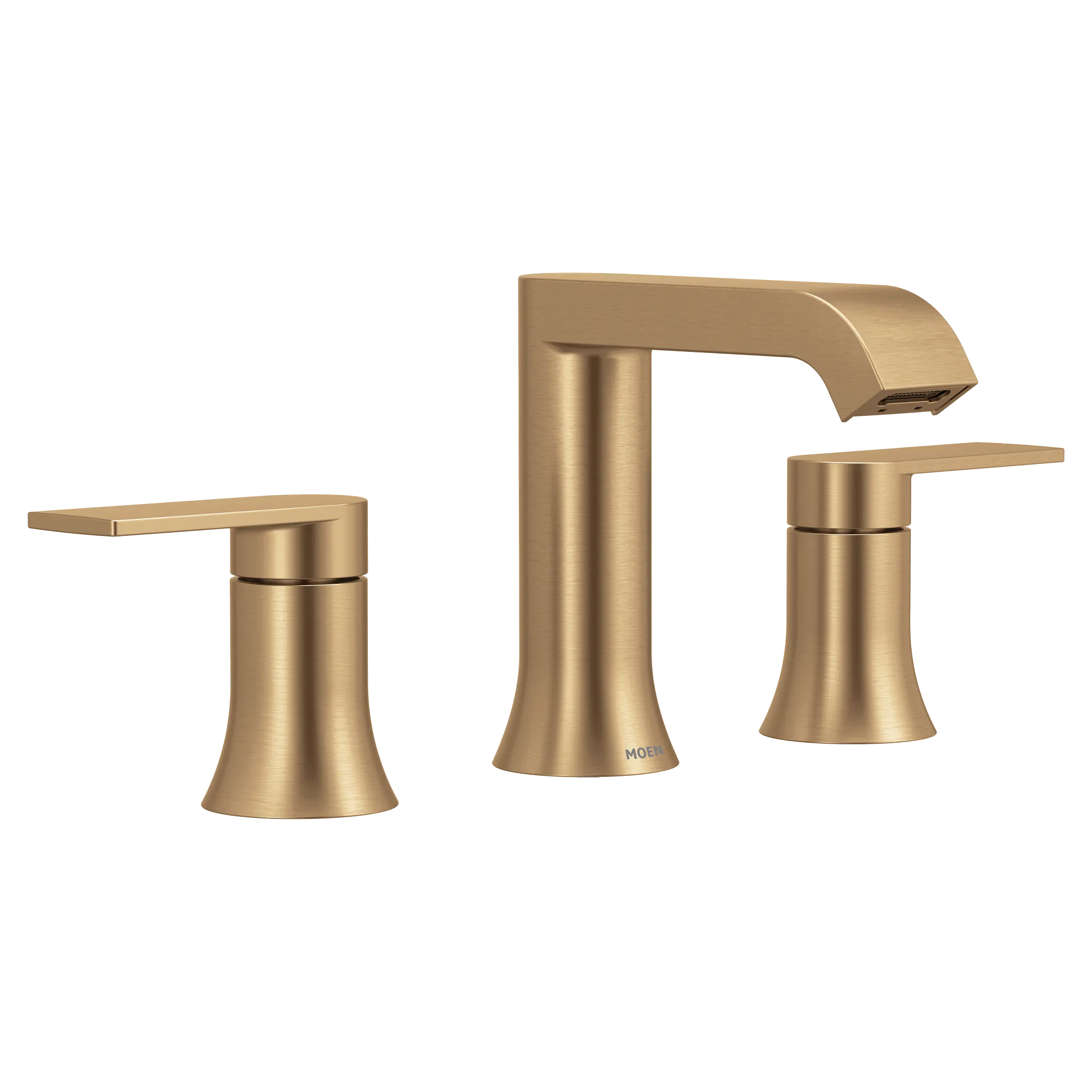 MOEN TV6708BZG Genta Lx Two-Handle Widespread Bathroom Sink Faucet - Bronzed Gold