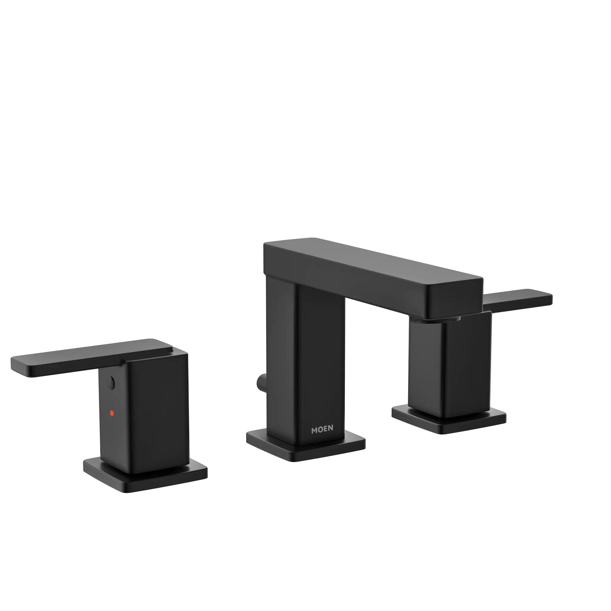 MOEN TV6820BL Iver Two-Handle High Arc Bathroom Faucet - Matte Black