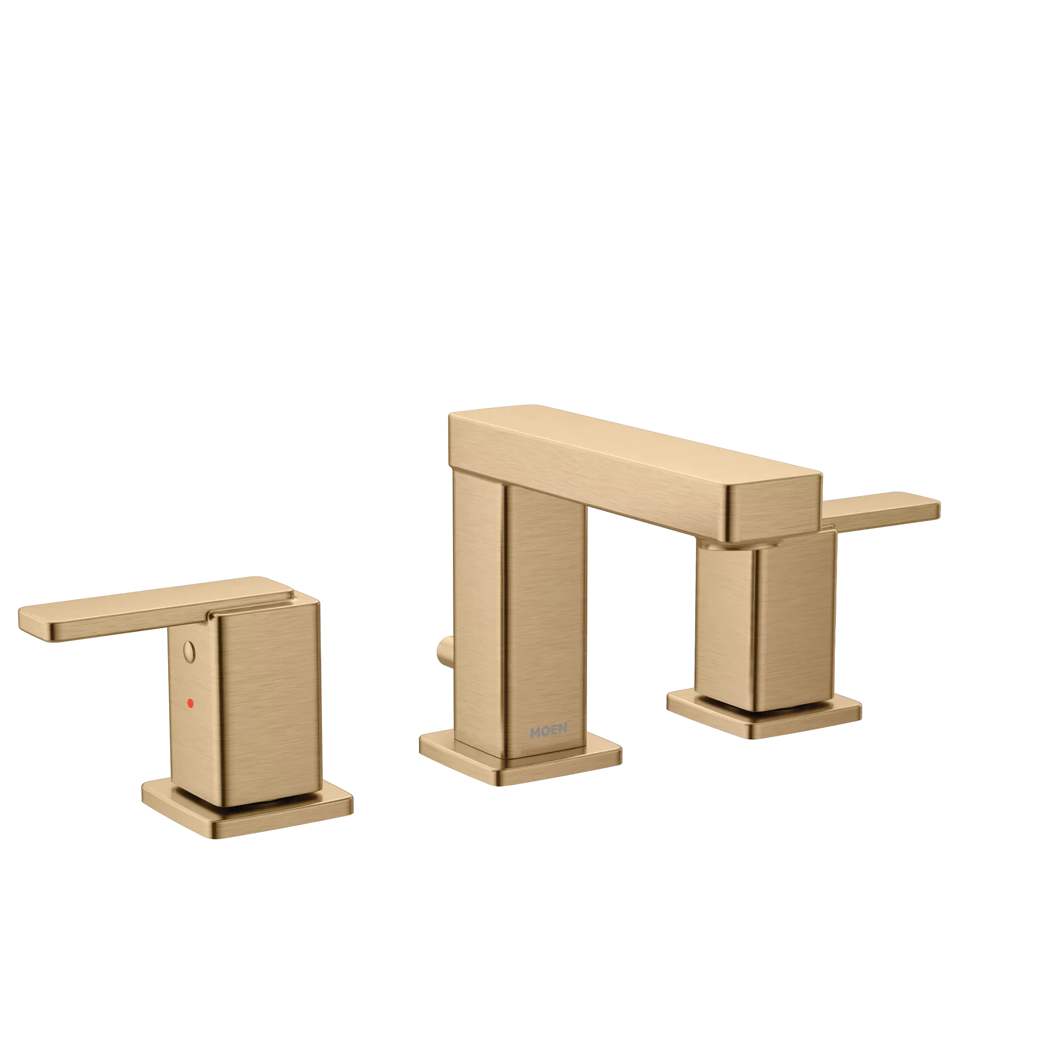 MOEN TV6820BZG Iver Two-Handle High Arc Bathroom Faucet - Bronzed Gold