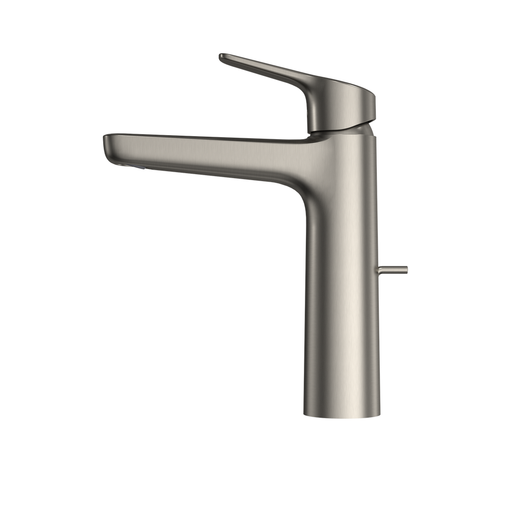 TOTO TLG03303U#BN Gs Series 1.2 Gpm Single Handle Bathroom Faucet For Semi-Vessel Sink With Comfort Glide Technology And Drain Assembly - Brushed Nickel