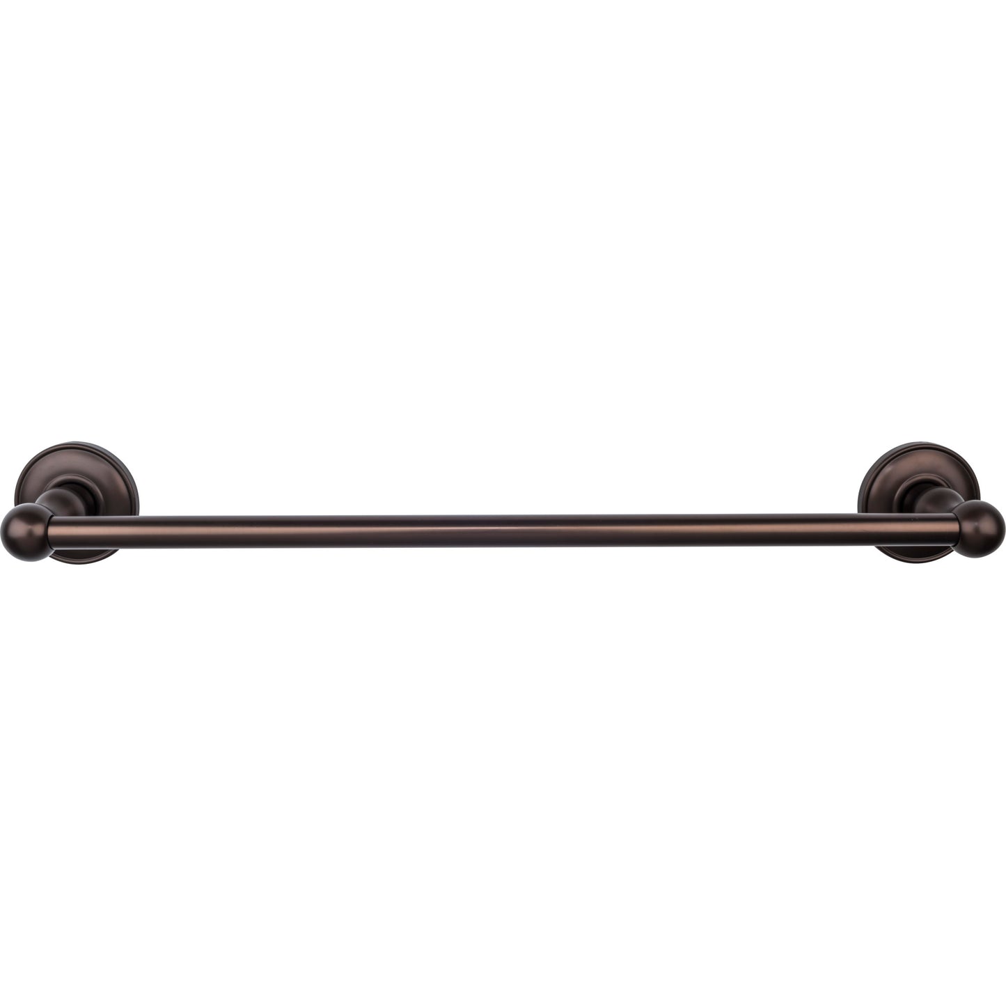 TOP KNOBS ED6ORBD TOP BATH (R) Edwardian Bath Single 20 1/2" Wall Mounted Towel Bar - Oil Rubbed Bronze