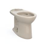 TOTO C776CEFG#03 Drake Elongated Universal Height Tornado Flush Toilet Bowl With Cefiontect - Bone