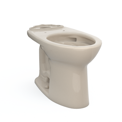 TOTO C776CEFG#03 Drake Elongated Universal Height Tornado Flush Toilet Bowl With Cefiontect - Bone