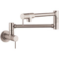 AXOR 10859801 Starck Pot Filler, Wall-Mounted - Stainless Steel Optic