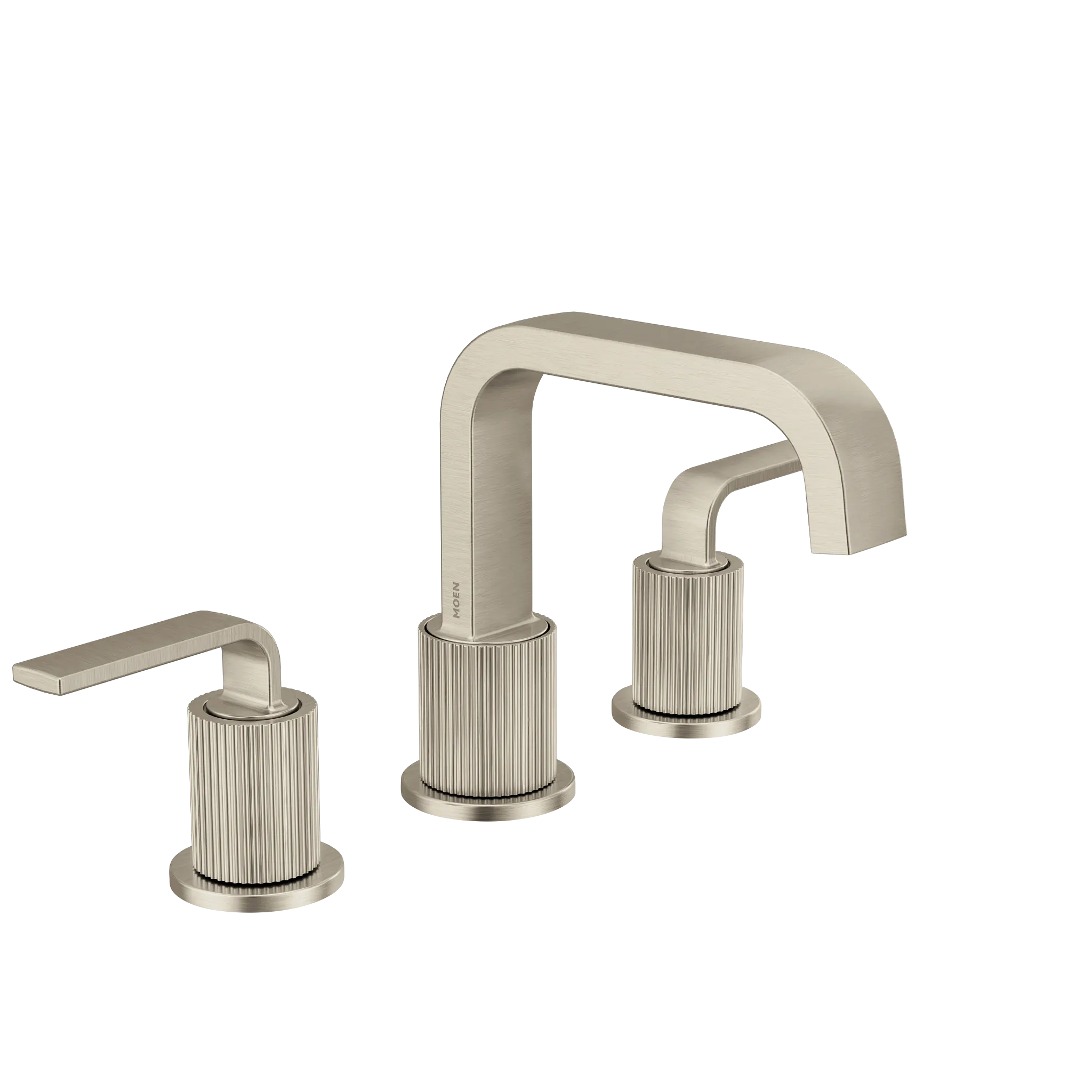 MOEN TVS5758BN Cambium Two-Handle High Arc Bathroom Faucet - Brushed Nickel