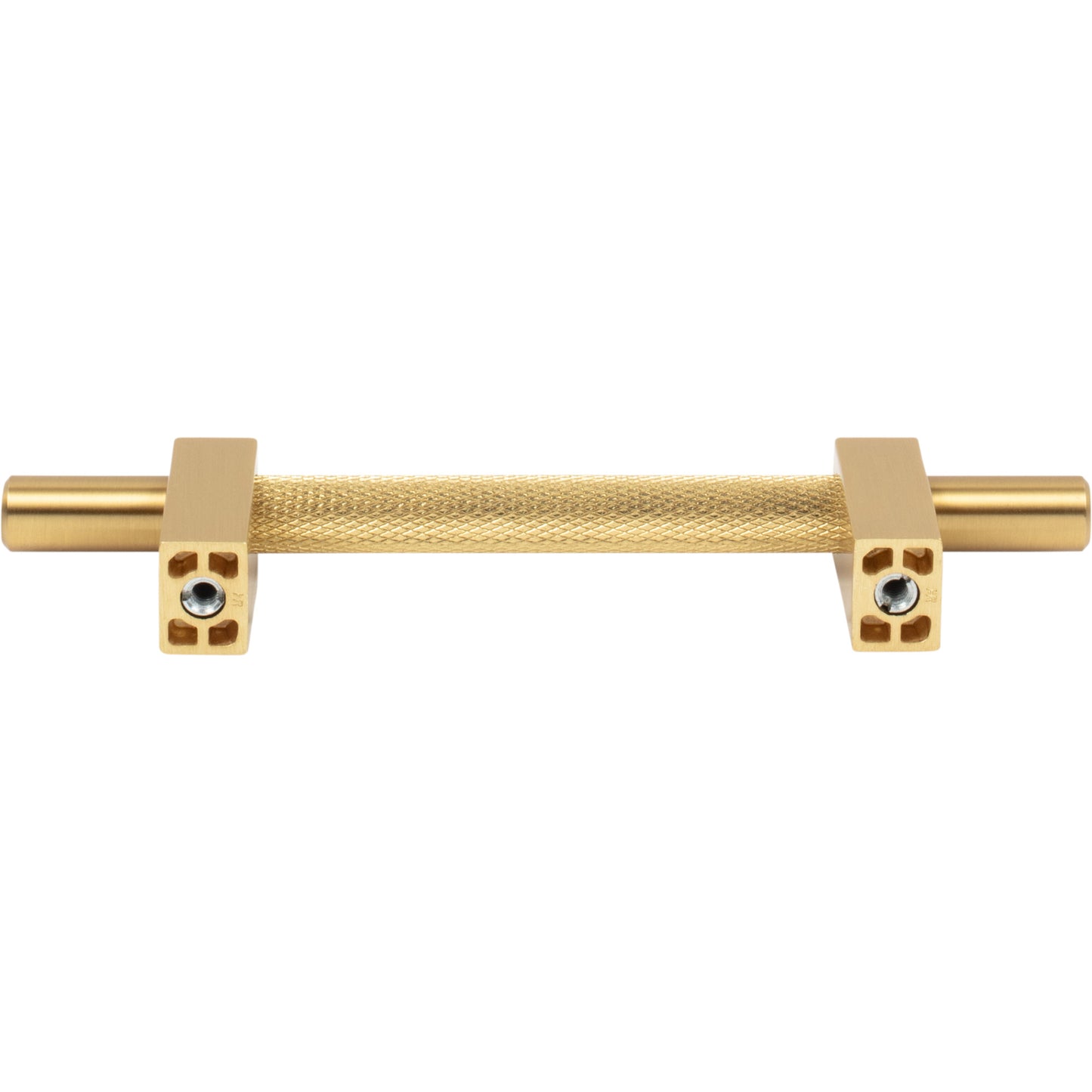 JEFFREY ALEXANDER 598-96BG Larkin Knurled Center 96 mm Center-to-Center Bar Pull - Brushed Gold