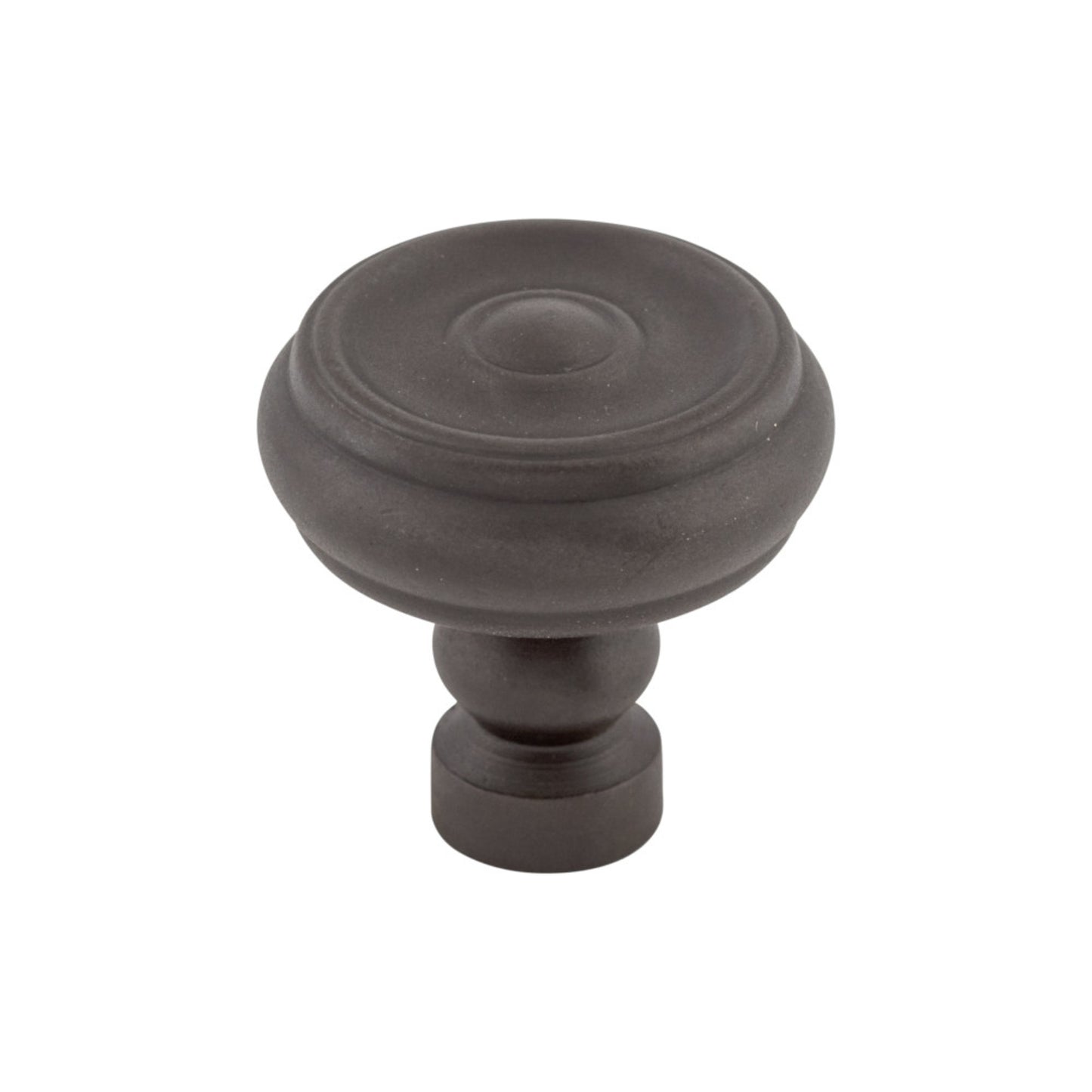 TOP KNOBS TK882SAB Brixton Button 1 1/4" Diameter Round Knob - Sable