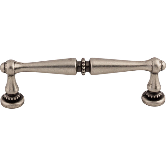 TOP KNOBS M914 Edwardian 3 3/4" Center to Center Bar Pull , Pewter Antique