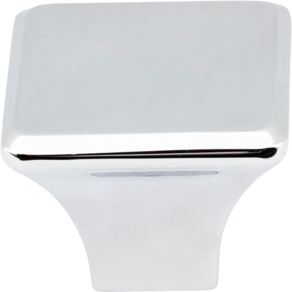 JEFFREY ALEXANDER 972L-PC Marlo 1-1/4" Length Square Knob - Polished Chrome