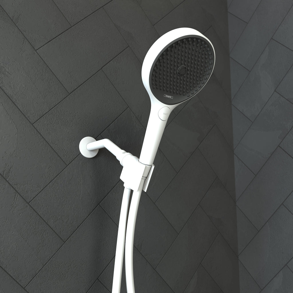 HANSGROHE 26865701 Rainfinity Handshower 130 3-Jet, 1.75 GPM - Matte White