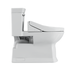 TOTO MW9643084CEFG#01 Washlet+ Soiree Elongated 1.28 Gpf Universal Height Toilet With C5 Bidet Seat - Cotton White